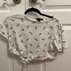 forever 21 banana crop top 🍌